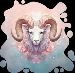 Дървен пъзел "Зодия Овен" –  с фигурни елементи