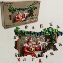 Дървен пъзел "Под асмата" –  230 части