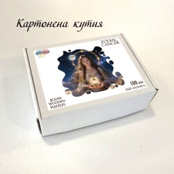 Дървен пъзел "Зодия Рак" –  с фигурни елементи
