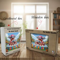 Дървен пъзел „Балонените бандити“  –  до 950 части