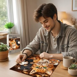 Дървен пъзел „ЩракКот“  –  до 950 части