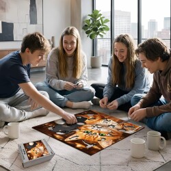 Дървен пъзел „ЩракКот“  –  до 950 части