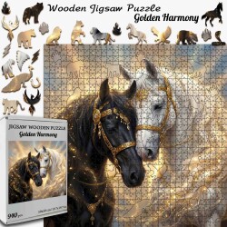 Дървен пъзел „Златна хармония“  –  до 940 части