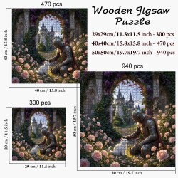 Дървен пъзел „Добрият рицар“ –  до 940 части