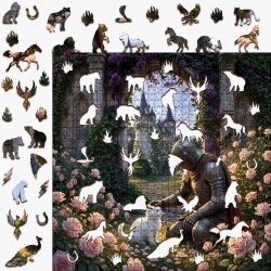 Дървен пъзел „Добрият рицар“ –  до 940 части