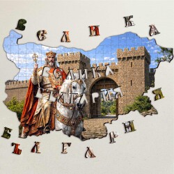 Дървен пъзел "Цар Симеон I Велики" –  230 части ( Модел 2 )