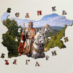 Дървен пъзел "Цар Симеон I Велики" –  230 части