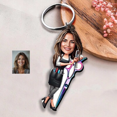Ключодържател Фризьорка Ключодържател Фризьорка