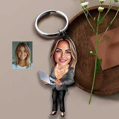 Ключодържател Бизнес Дама Ключодържател Бизнес Дама