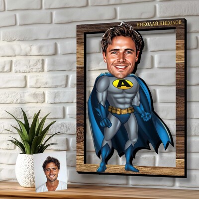 3Д карикатура Супергерой 3Д карикатура Супергерой