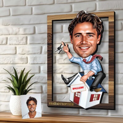 3Д карикатура Брокер 3Д карикатура Брокер