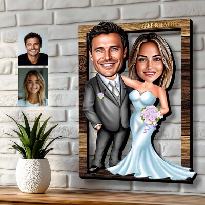 3Д карикатура Младоженци 3Д карикатура Младоженци