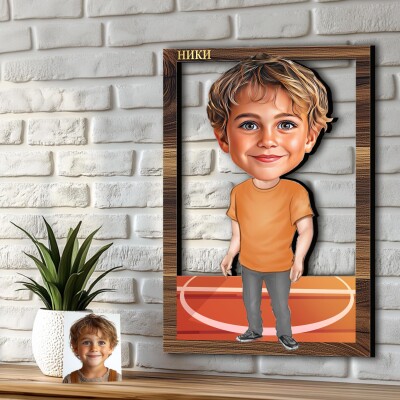 3Д карикатура на дете - момче 3Д карикатура на дете - момче