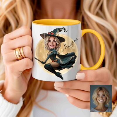 Чаша с карикатура на жена - секси вещица Чаша с карикатура на жена - секси вещица