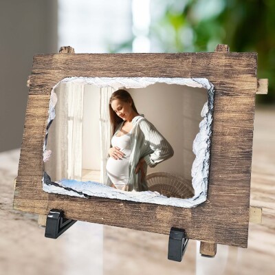 Снимка върху каменна плоча с дървена основа Снимка върху каменна плоча с дървена основа