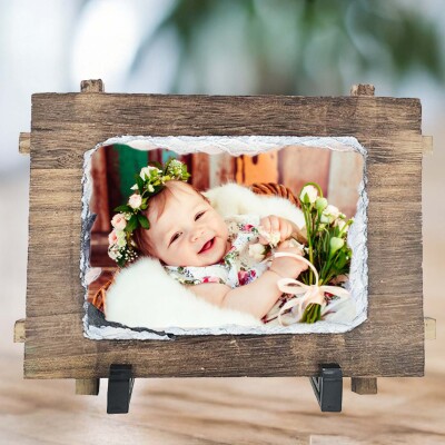 Снимка върху каменна плоча с дървена основа Снимка върху каменна плоча с дървена основа