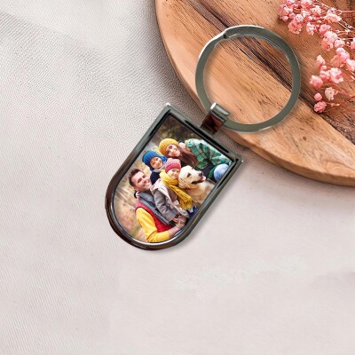 Ключодържател със снимка - Семейно щастие Ключодържател със снимка - Семейно щастие