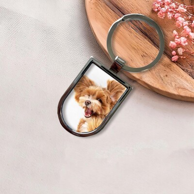 Ключодържател със снимка на домашни любимци Ключодържател със снимка на домашни любимци