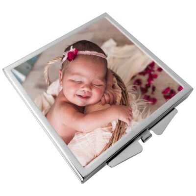 Джобно огледало със снимка на клиента - бебе Джобно огледало със снимка на клиента - бебе