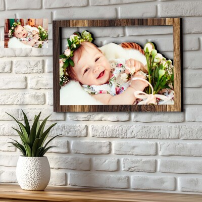 3D дървени картини със снимка на клиента - Бебе 3D дървени картини със снимка на клиента - Бебе