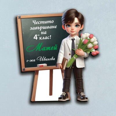 Магнити - Честито завършване на 4-ти клас Магнити - Честито завършване на 4-ти клас