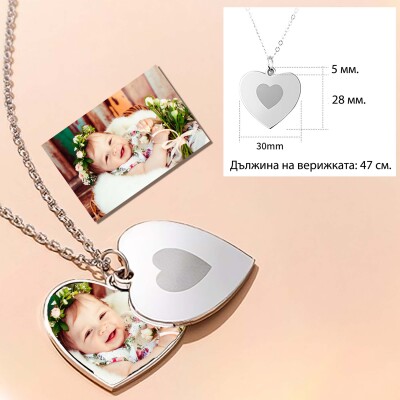 Колие със снимка на вашето дете - бебе Колие със снимка на вашето дете - бебе