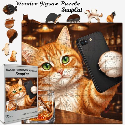 Дървен пъзел „ЩракКот“  –  до 950 части