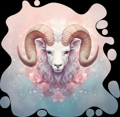 Дървен пъзел "Зодия Овен" –  с фигурни елементи