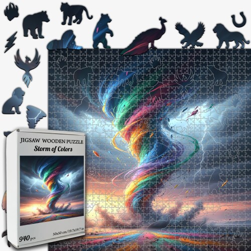 Дървен пъзел "Музей по палеонтология - гр. Елена" –  230 части