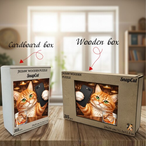 Дървен пъзел „ЩракКот“  –  до 950 части