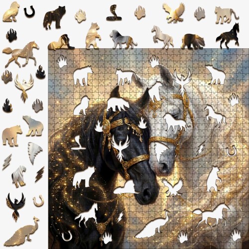 Дървен пъзел „Златна хармония“  –  до 940 части