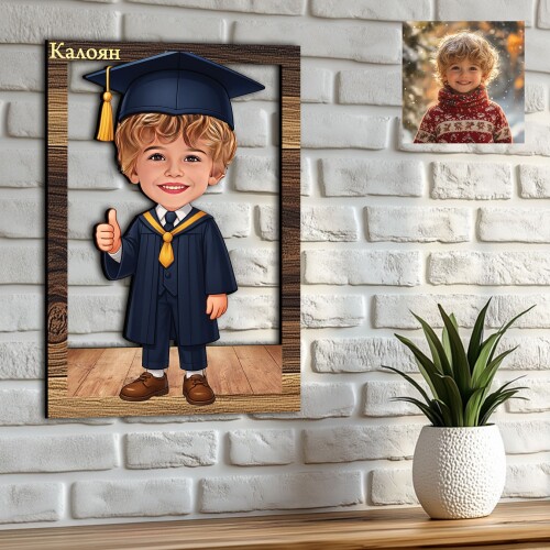 3Д карикатура Момче - Завършване