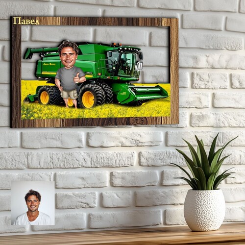 3Д карикатура на мъж - Земеделец