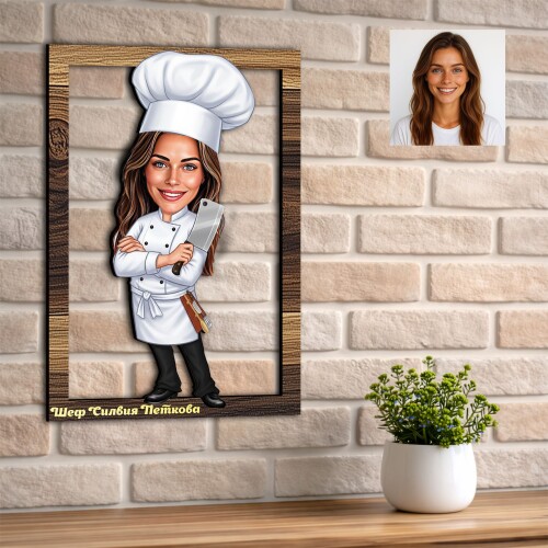 3Д карикатура на жена - Транжорка